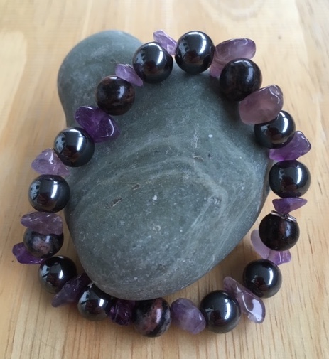 hematite and amethyst