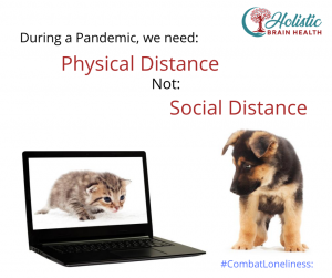 Physical not Social Distancing