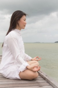 Meditation by Young Woman