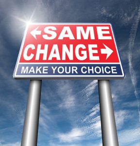 same? or change? Your choice